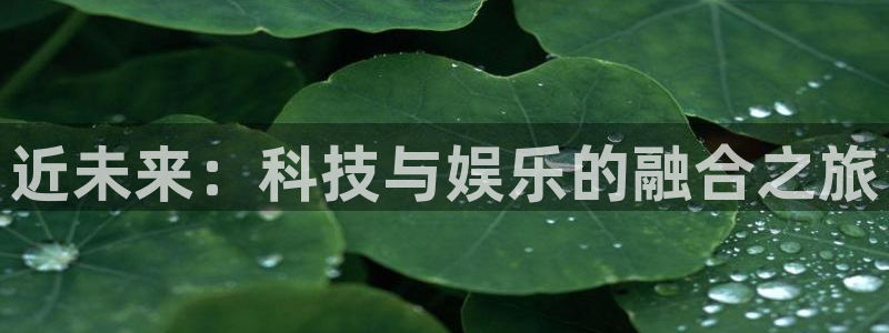 汇富娱乐下载：近未来：科技与娱乐的融合之旅